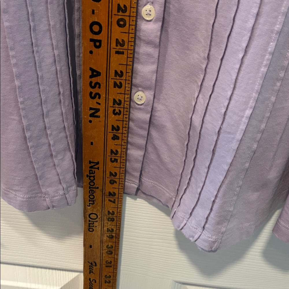 Lands' End Women's Lavender Blouse - Picture 8 of 9